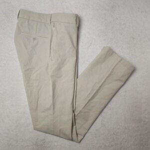 Vineyard Vines On-The-Go Pants Mens 28x32 Beige Stretch Chino Travel Casual